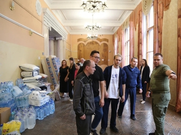 В Орле поменялся график работы пункта сбора гуманитарной помощи для жителей Курской области