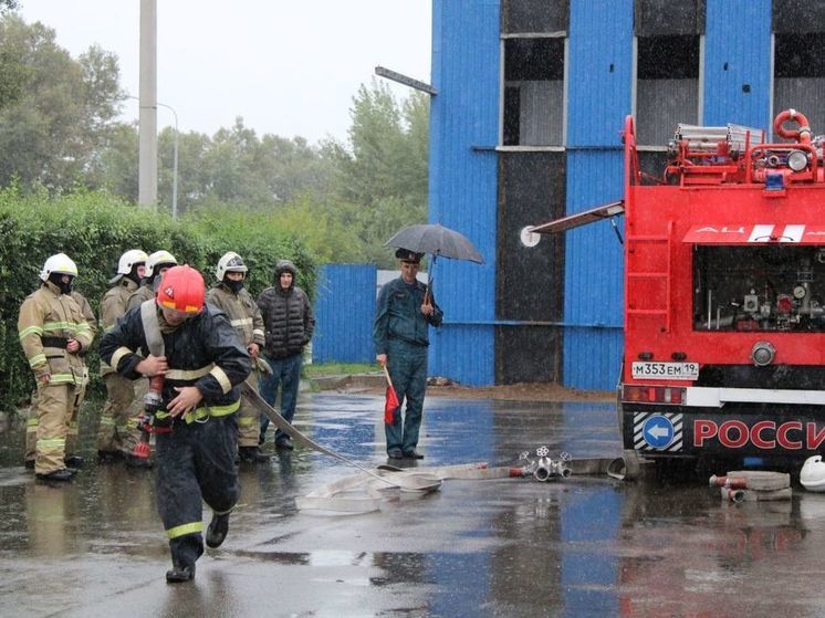 Среди пожарных Хакасии определили лучших