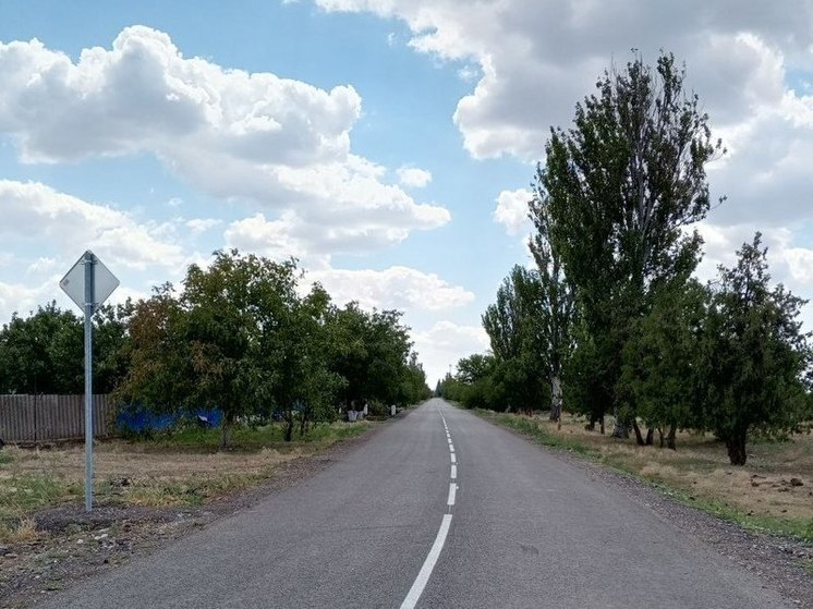 В херсонском селе Александровка отремонтировали дорогу