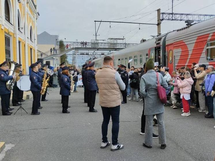 Туристический поезд "Сибирь здесь" 12 сентября прибыл в Томск