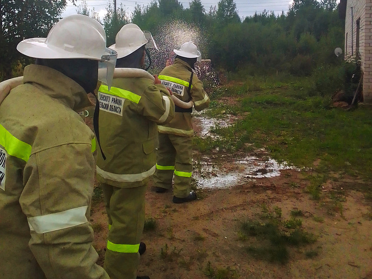 В Архангельской области назвали лучших добровольных пожарных