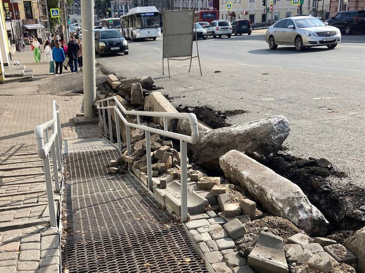 В гордуме раскритиковали качество пандусов на Ленина