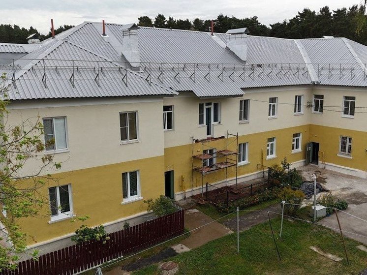В Серпухове продолжается ремонт фасадов многоквартирных домов
