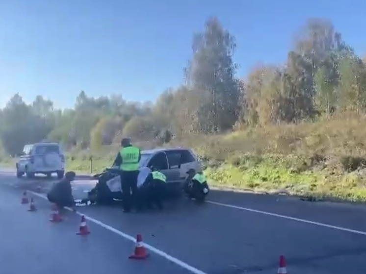 На трассе М-5 в Челябинской области в ДТП пострадали женщина и подросток