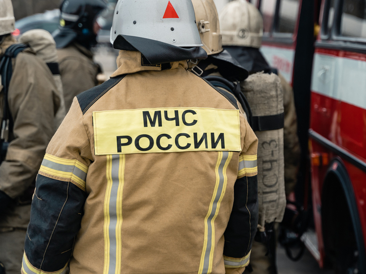 В Рыбном произошёл пожар в заброшенном здании
