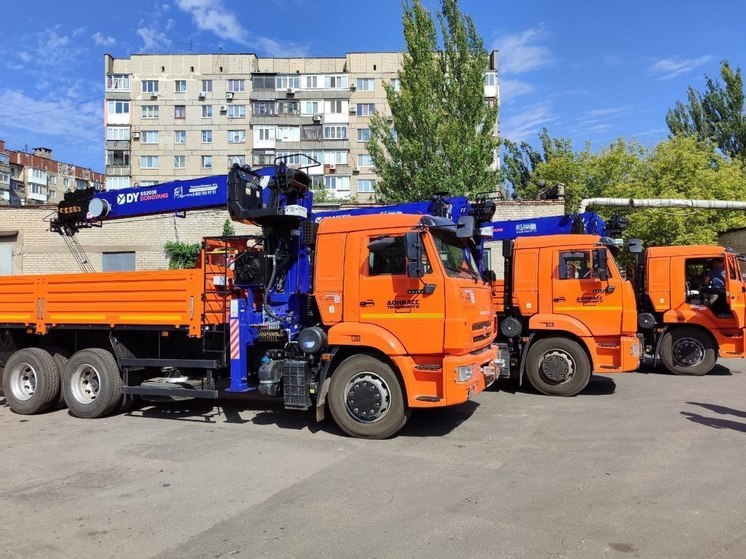 Для филиалов «Донбасстеплоэнерго» купили краново-манипуляторные установки