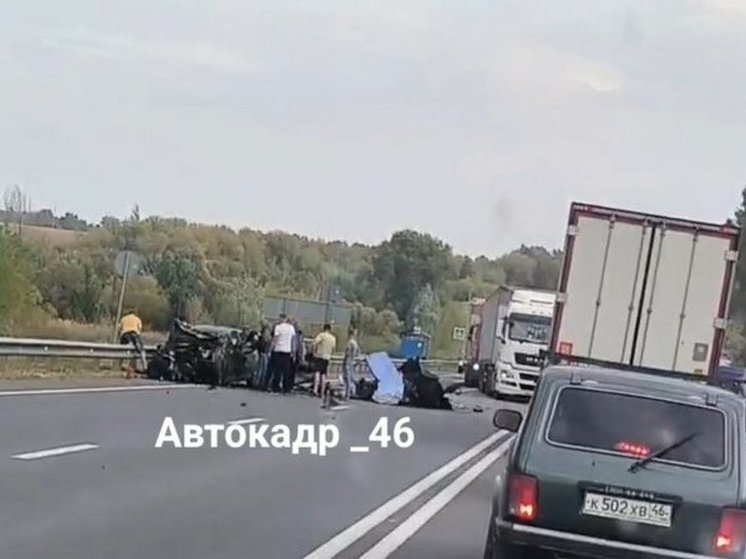 Водитель «Оки» погиб в лобовом ДТП на курской трассе