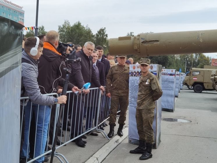 «На штрафстоянку? В музей!»: в Новосибирске открылась выставка трофейной техники НАТО «Сила V Правде»