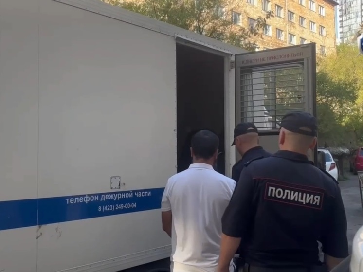 В Приморье задержали мигранта напавшего на мужчину на крыше ТЦ