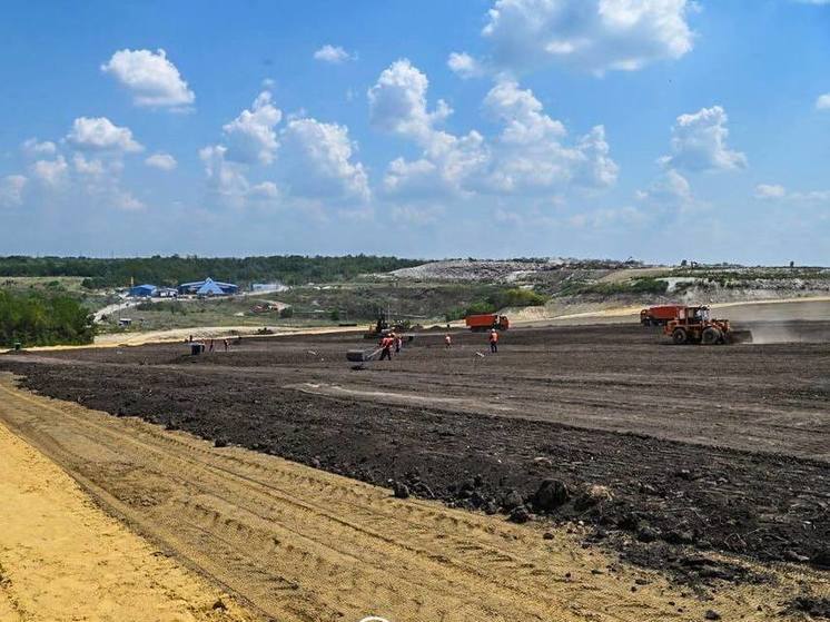 В Белгороде заканчивается рекультивация старой свалки