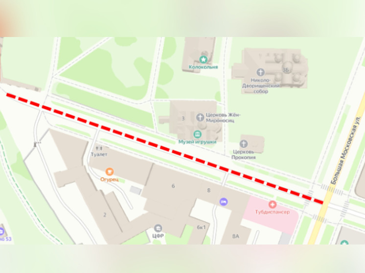 Жителей Великого Новгорода предупредили о перекрытии Никольской улицы