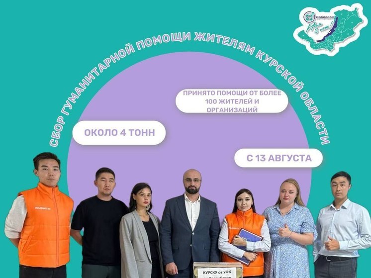 Из Бурятии в Курск отправили более 5 тонн посылок