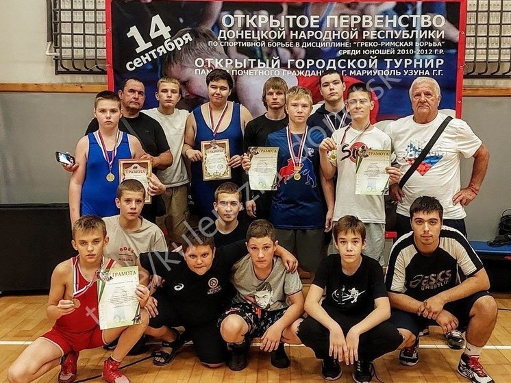 Открытое первенство ДНР по греко-римской борьбе состоялось в Мариуполе