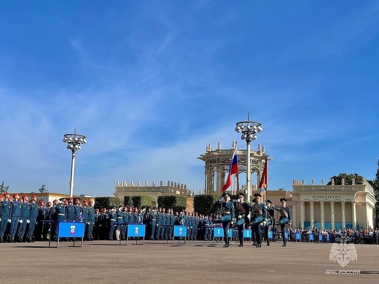 Семеро туляков приняли Присягу спасателей на ВДНХ