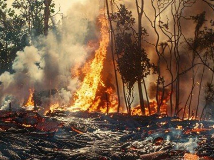 Стало известно, сколько лесных пожаров полыхает в Воронежской области