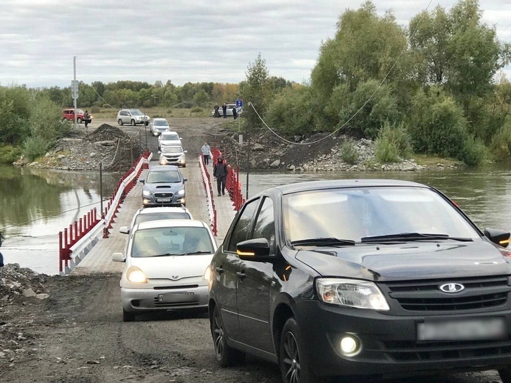 Новый понтонный мост через Чулым открыли в Ачинске