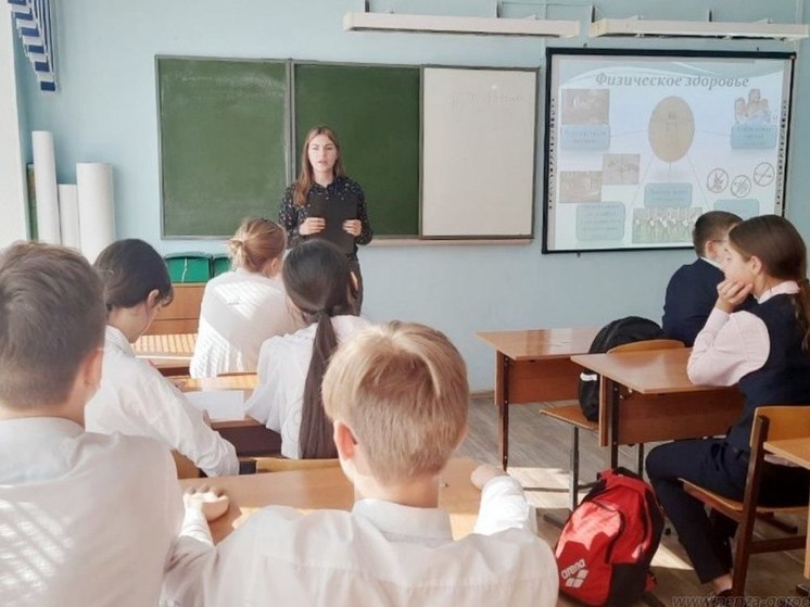 Ученикам школы №30 Пензы рассказали, как поддерживать здоровье в тонусе