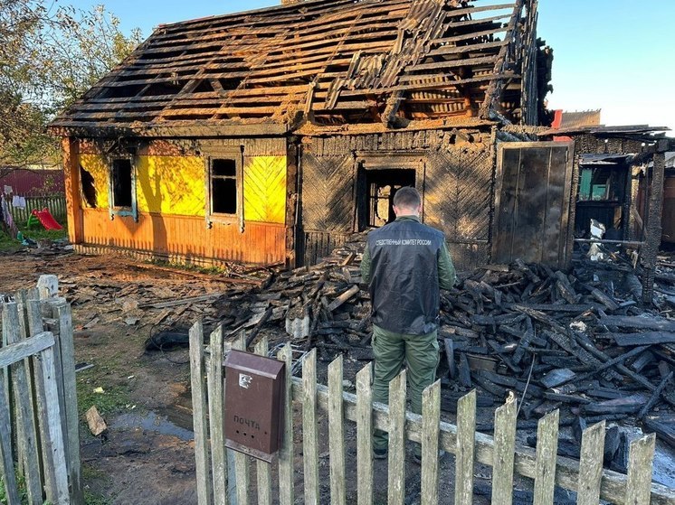 По факту гибели ребенка на пожаре в Калужской области возбуждено уголовное дело