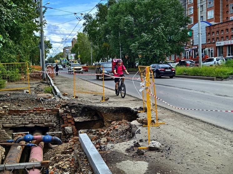 "В городе живого места нет": томичи называют адреса брошенных коммунальных раскопок