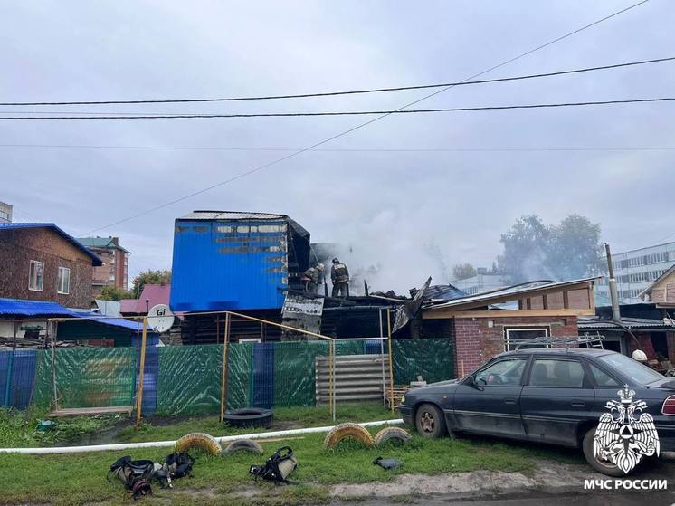 При пожаре в частном доме в Бердске погиб 11-летний мальчик