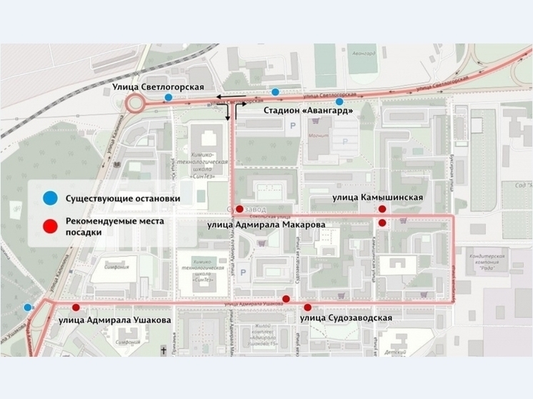 Пермяков информируют о местах остановок нового автобусного маршрута в Кировском районе