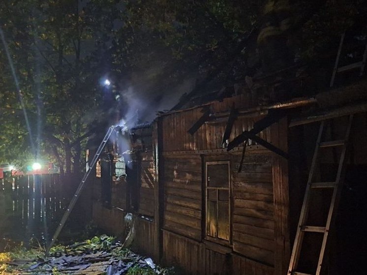 При пожаре в брянском селе Овчинец пострадал 49-летний мужчина