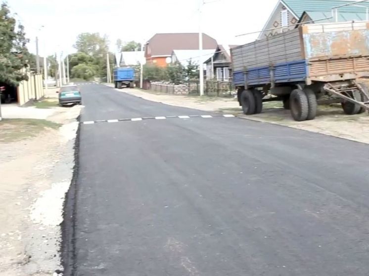 В селе Средняя Елюзань продолжается строительство автомобильных дорог по Народной программе