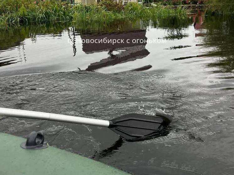 Спасатели откачали воду с затопленного СНТ «Метростроитель» в Новосибирске