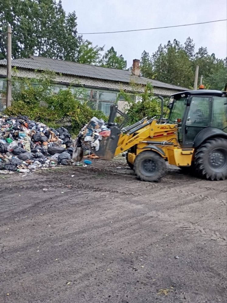 В Раденске на Херсонщине ликвидировали крупную стихийную свалку