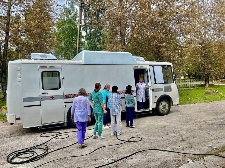 Обследование на передвижном маммографе в Толвуе прошли 65 женщин