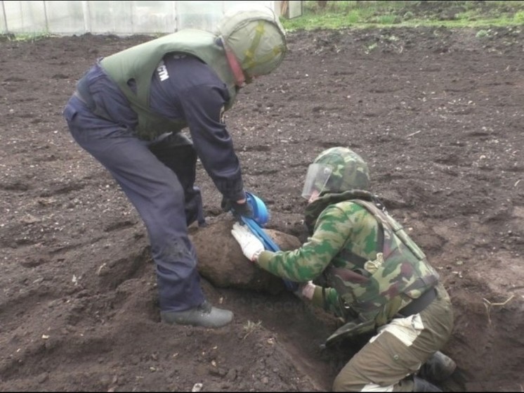 В Орловской области нашли миномётную мину времён Великой Отечественной войны