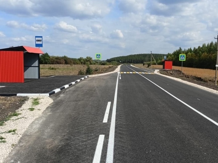 В Белинском районе отремонтировали автомобильную дорогу