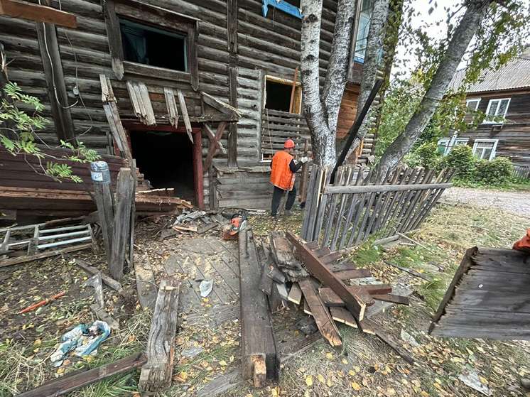 Для развязки на Пашенном в Красноярске начали сносить дома