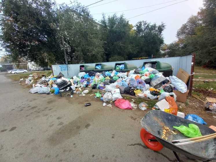 В Оренбурге на Беляевской образовалась стихийная свалка