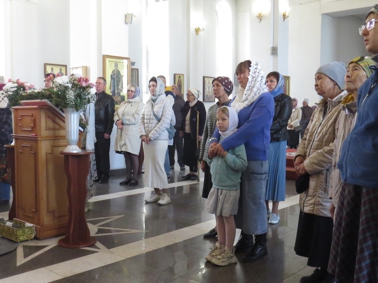 В православном храме Тувы отметили праздник Рождества Пресвятой Богородицы