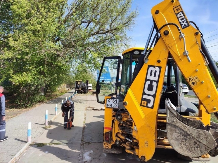 В поселке Веселом идет укладка нового водопровода