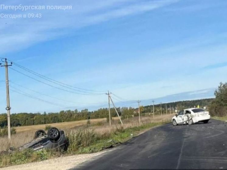 В ДТП в Ломоносовском районе пострадали двое детей