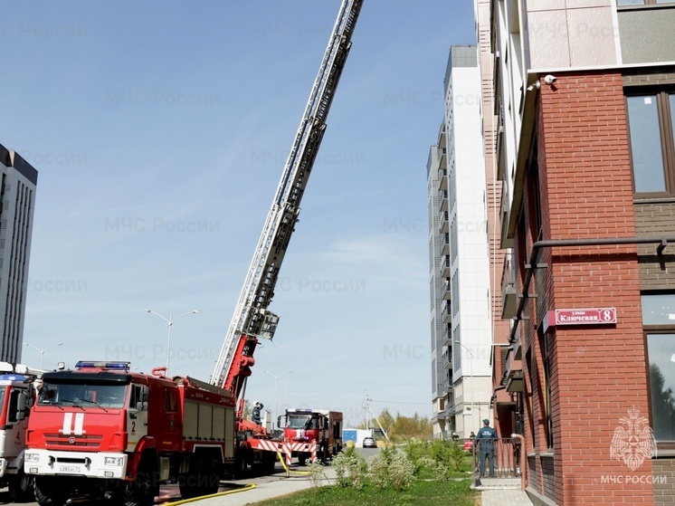 В Туле произошел "пожар" на верхнем этаже жилой 17-этажки