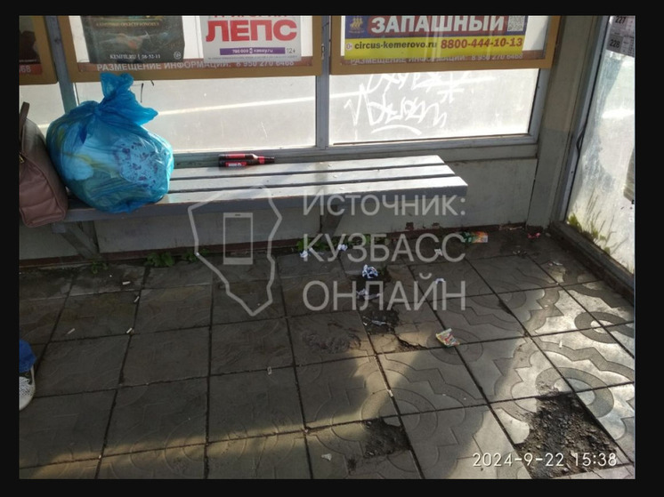 Свалка на остановке у ТРЦ возмутила кемеровчан