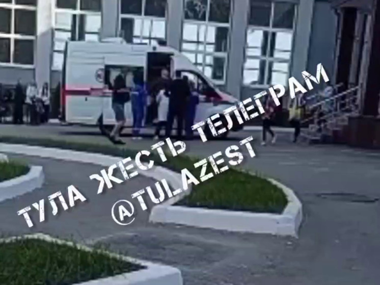 Школьника увезли на скорой после падения со спортивного оборудования в Туле