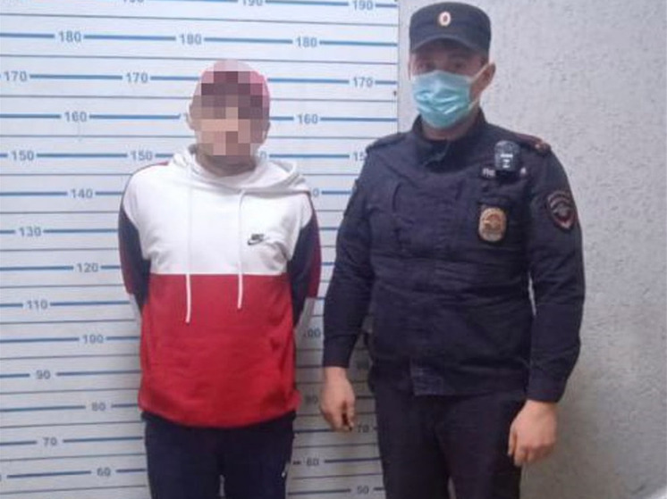 На улице Соборной в Рязани задержали находящегося в розыске мужчину