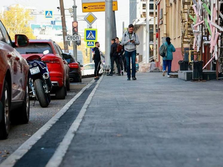 Со дня на день закончат благоустройство тротуара на Белинке в Нижнем