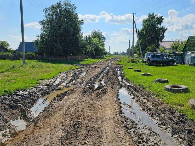 Администрацию обязали покрыть размытую дорогу асфальтом под Новосибирском