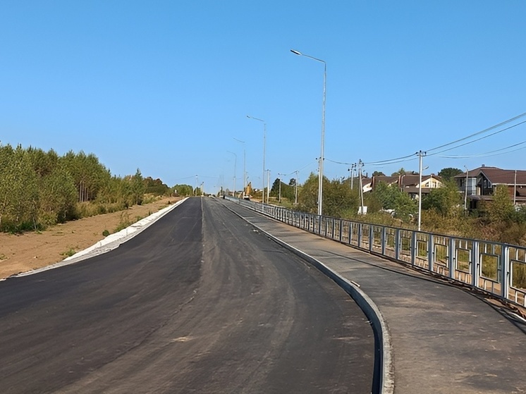 Строительство второго подъезда к ЖК «Окский берег» выполнено на 60%