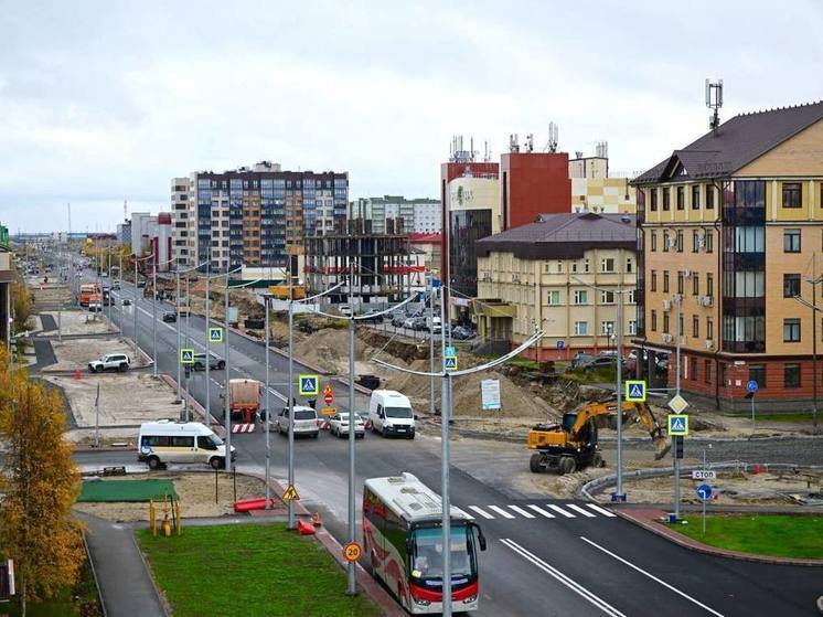 В Новом Уренгое открыли движение по отремонтированной Таежной