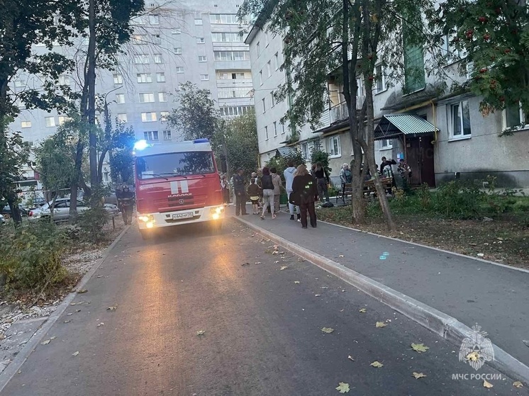 Во владимирской многоэтажке пожарные спасли человека