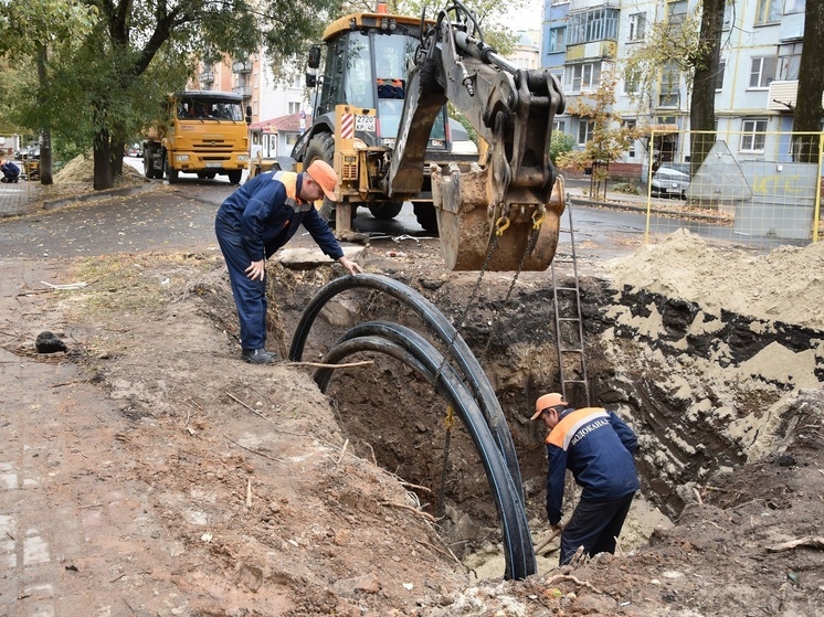 На улице Чижевского в Калуге ускорили замену коммуникаций