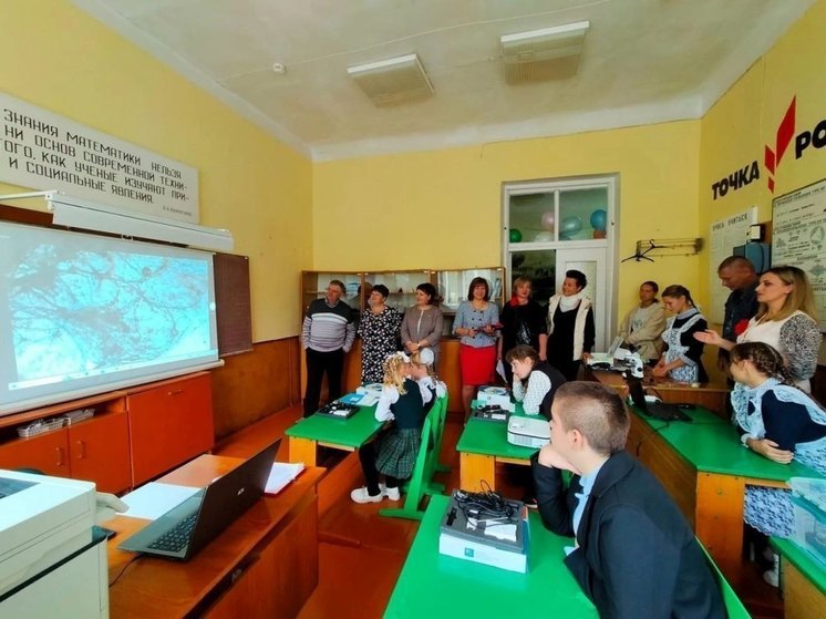 В Вяжевской школе Новосильского района открылась новая «Точка роста»