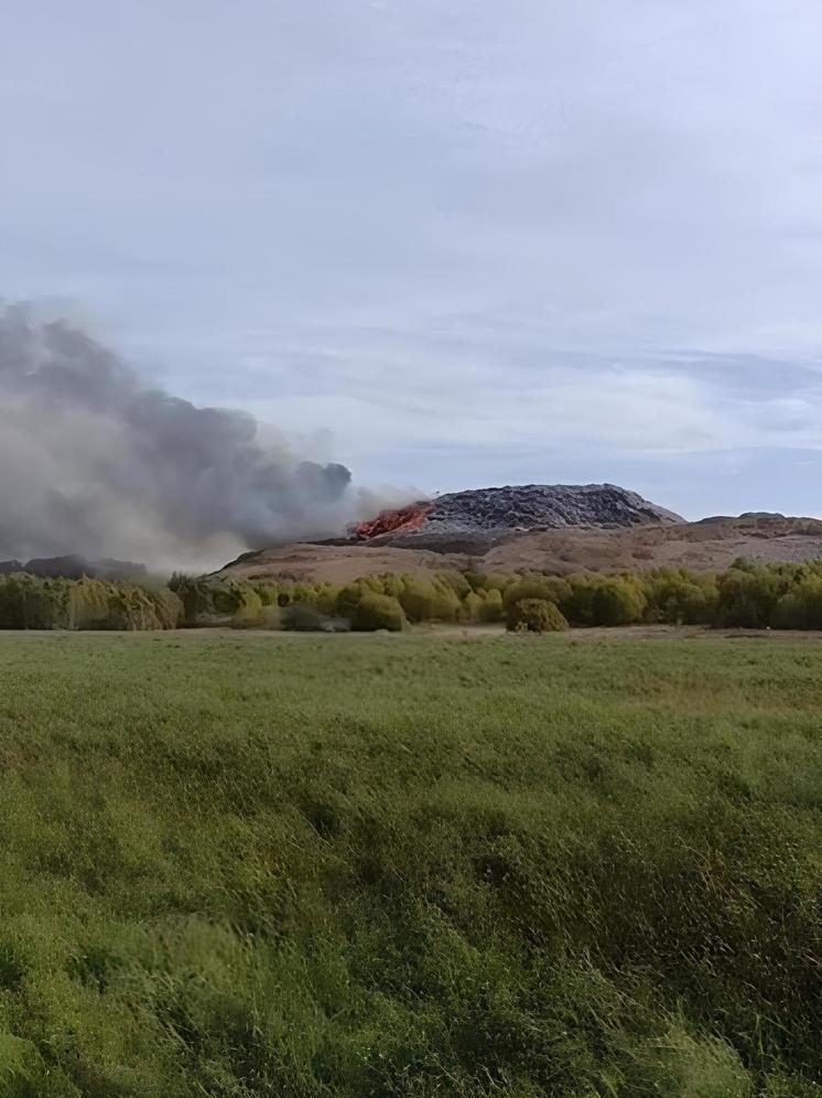 Еще один мусорный полигон загорелся в Нижегородской области