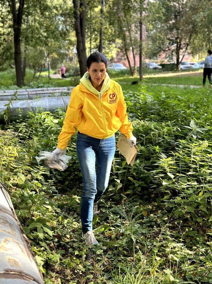 Татьяна Гриневич приняла участие в эко-пятнице в Советском районе